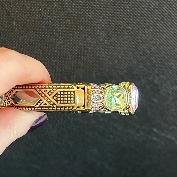 HEIDI DAUS Bracelet Swarovski Crystal Bracelet Slip On - Classic ~Gorgeous! - Picture 4 of 15